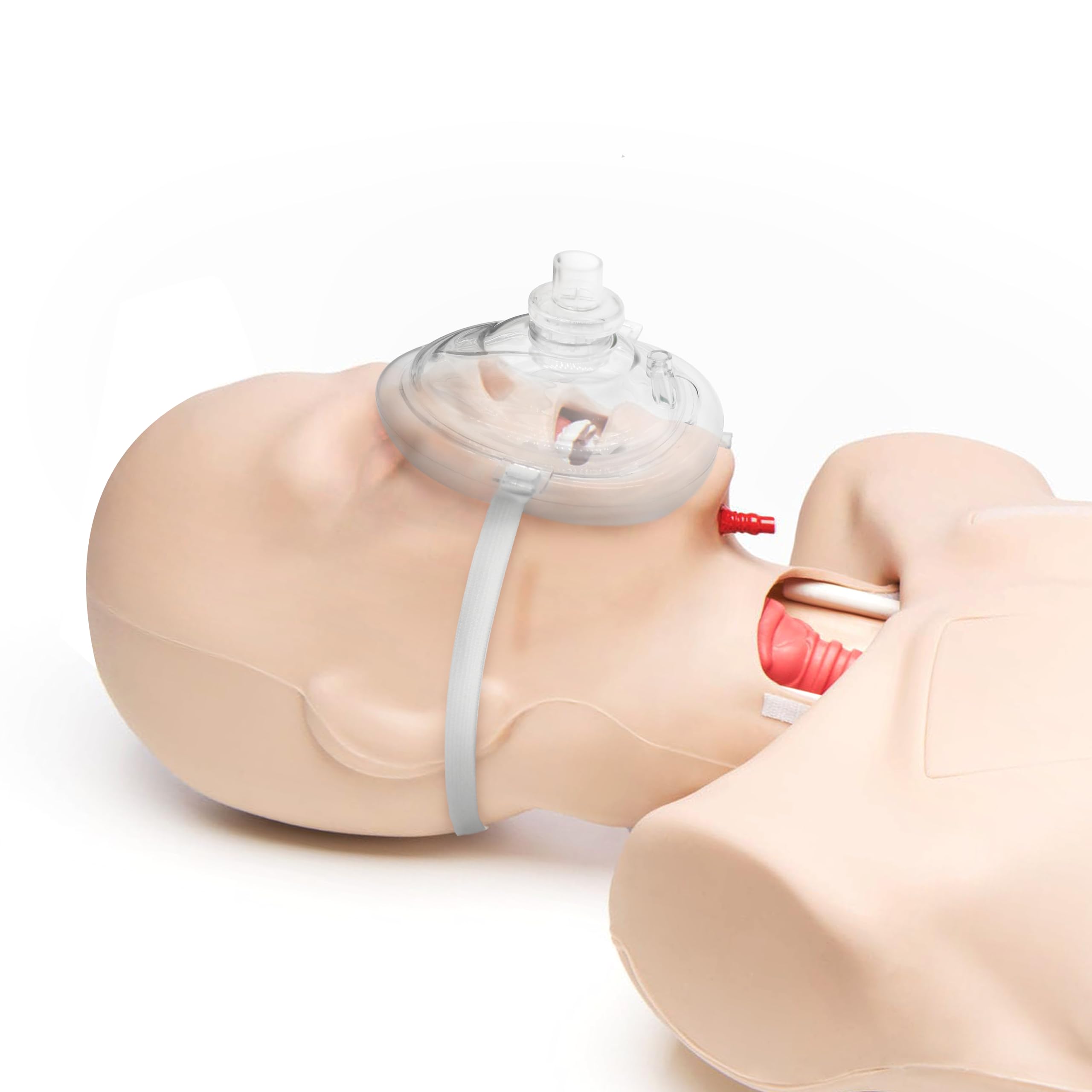 AIESI Pocket Mask Reanimador boca a boca Pack de 10 piezas CPR Mask Resuscitator con válvula unidireccional