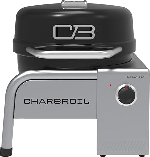 Char-Broil Bistro Pro Tabletop Electric Grill Black - Portable 180 Sq In Outdoor BBQ, 550°F Max Temp