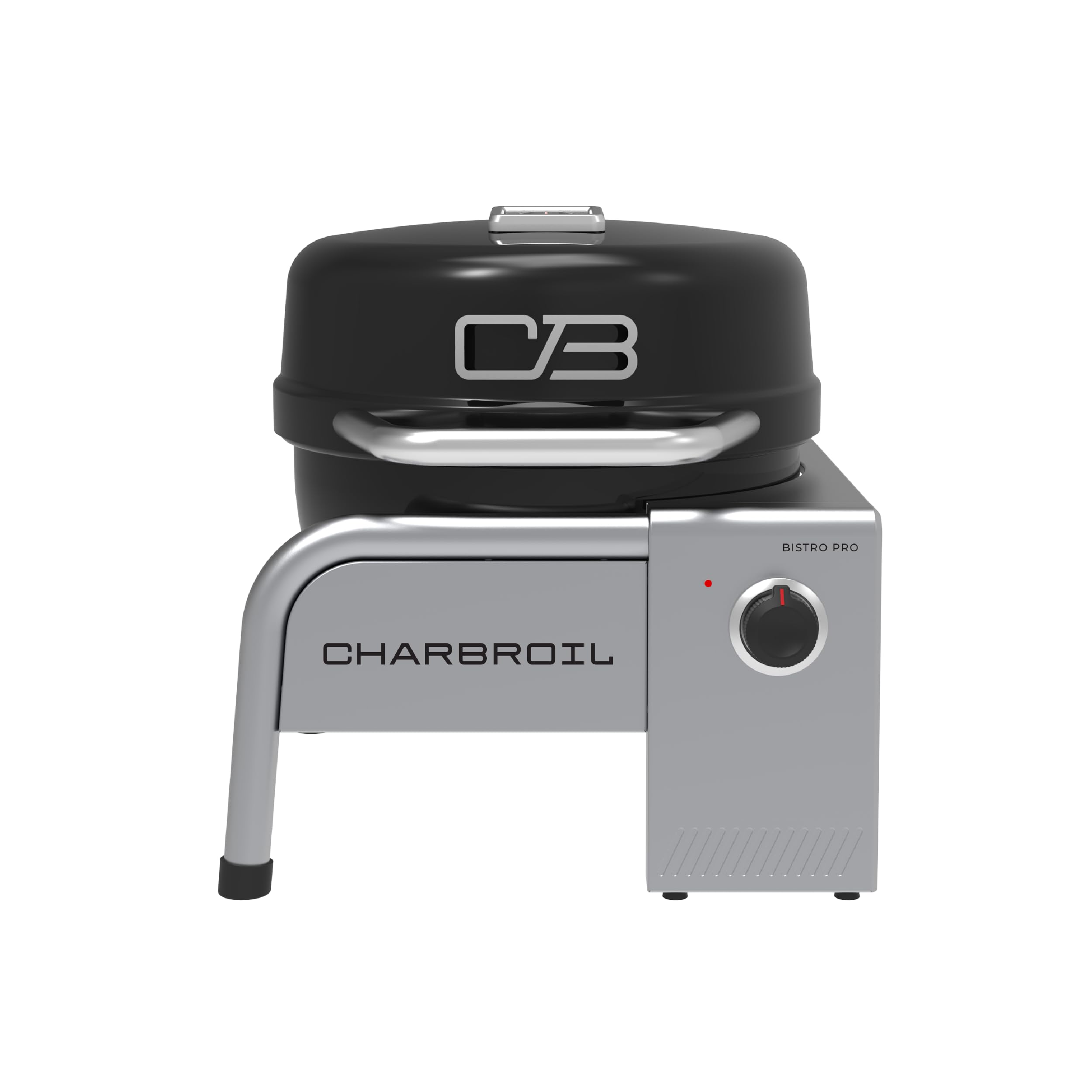Charbroil 3-in-1 Dual Fuel Outdoor Bistro Pro Electric Grill & Griddle + Charcoal Mode BBQ, Red - 25302146 - view 1