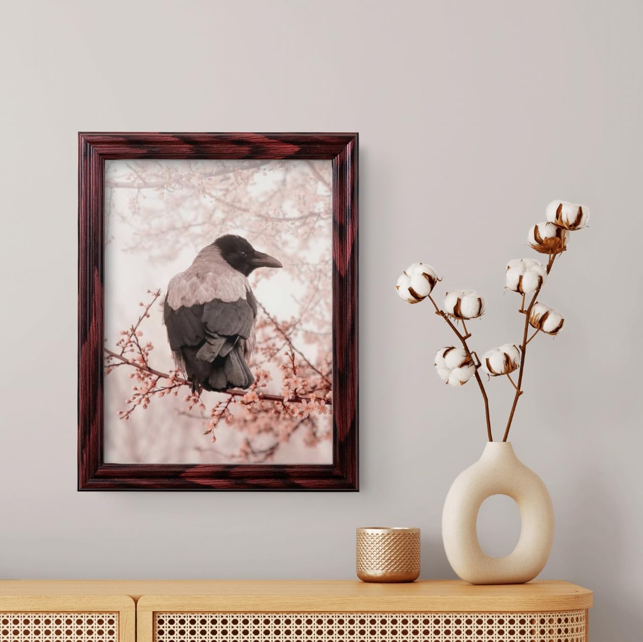 Amazon.com: US Art Cherry 8x36 Picture Frame .75