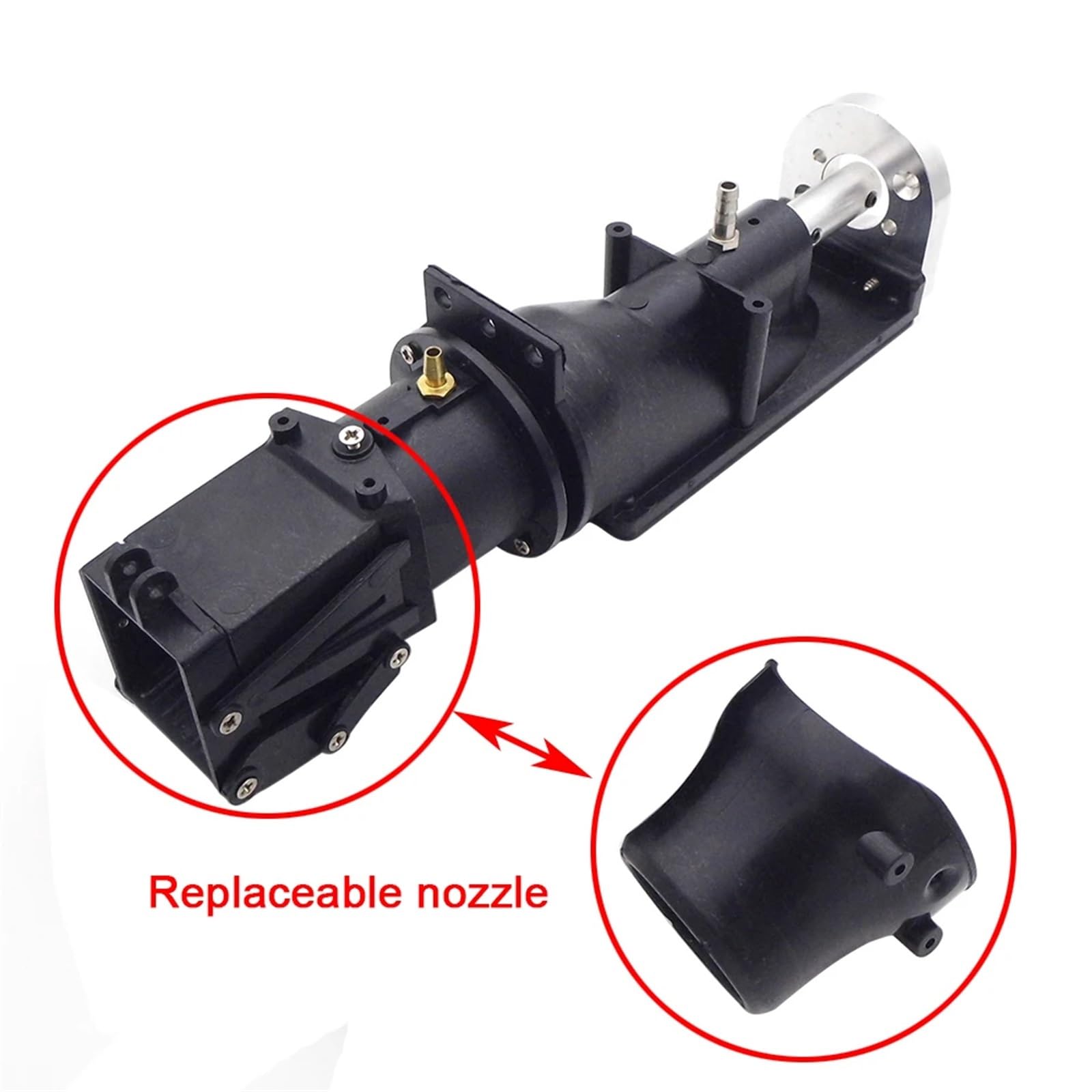 RC Boat Propeller Thruster Set With 540 Brushless Motor - 26mm Pusher Spray Water Kit For Boat Conversion