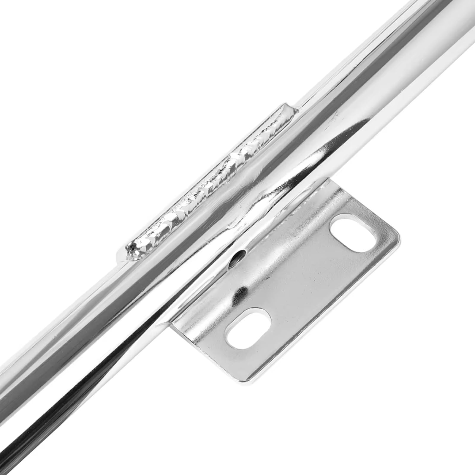 pour Sportster XL883 XL1200 48 72 (2004-2017) Moto Pare-Moteur Moustache Noir/chromé Protection Barre Crash(Chrome)