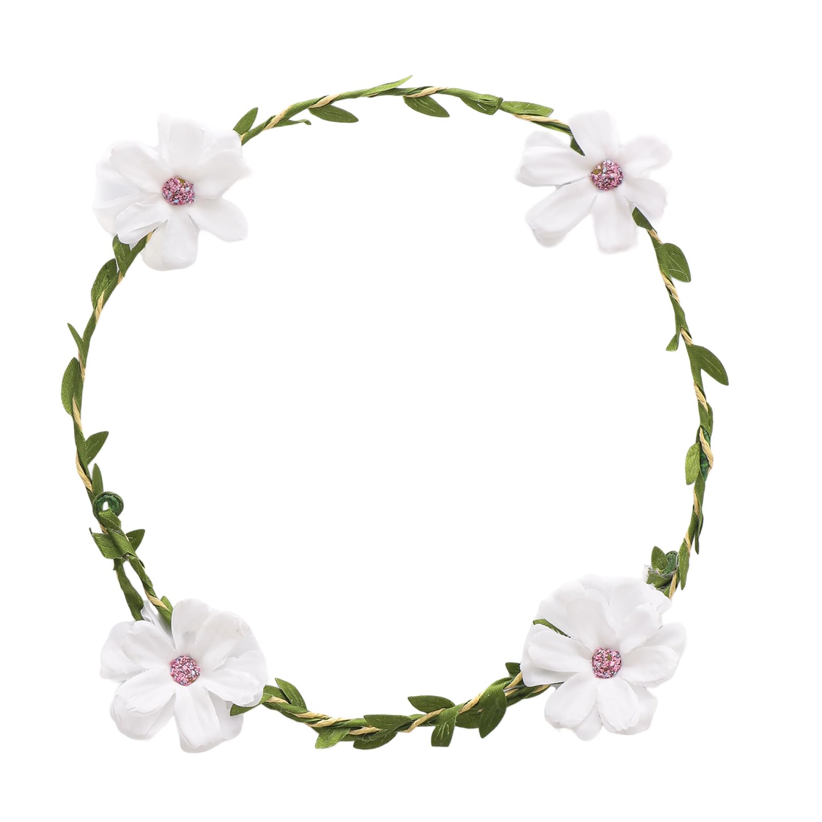 MICFENY Four Flower Metal Headpiece For Women Modifiable Hair Addition Formal Incidents Casual Outfits Permanent Building