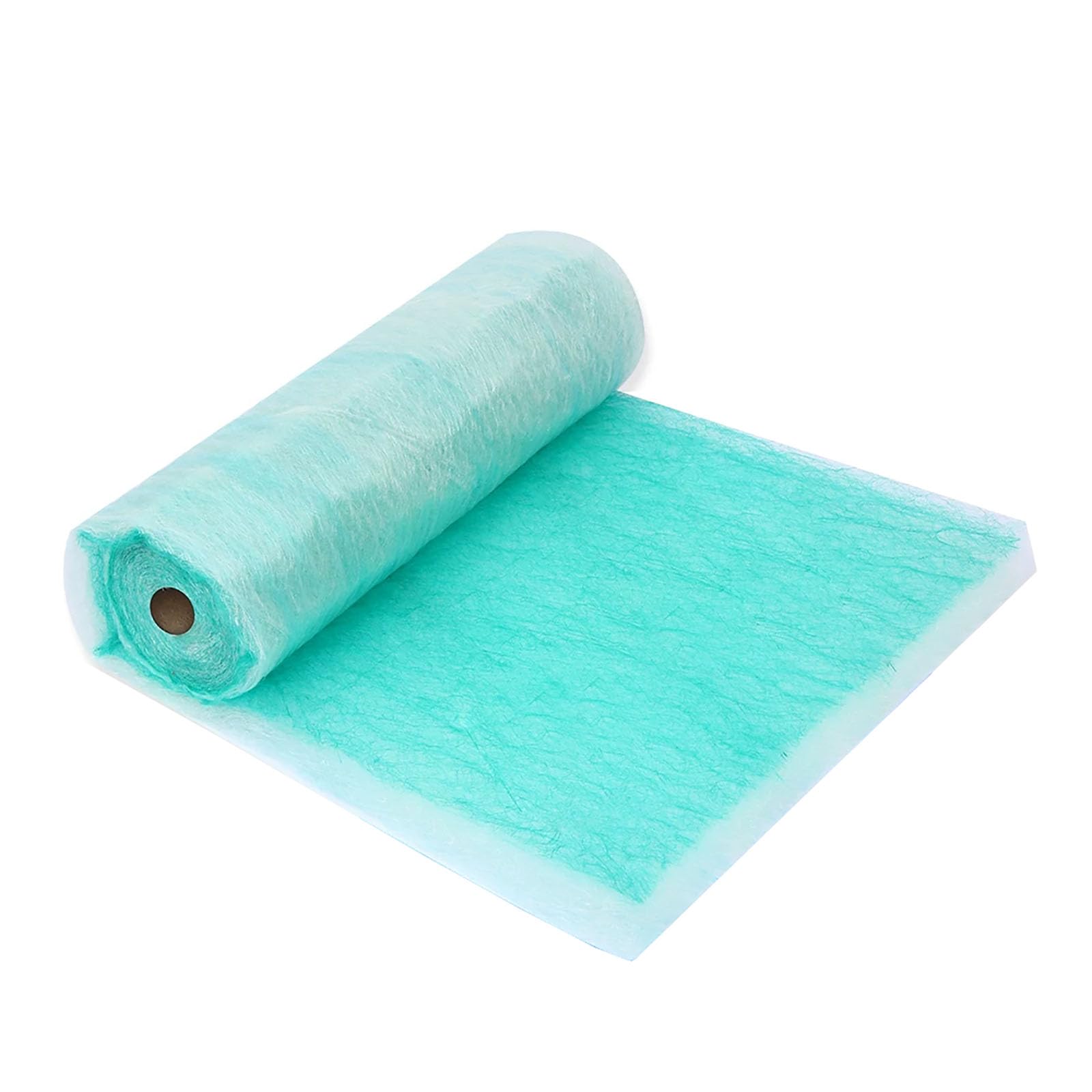 Filtros de Cabina de Pintura,Filtros De Ventilación De Fibra De Poliéster,Doble Capa Filtro de Cabina de Pulverización Fuerte Adsorción Filtro de Cabina (Size:1.96x46ft(0.6x14m),Color:Thickness: 80mm)