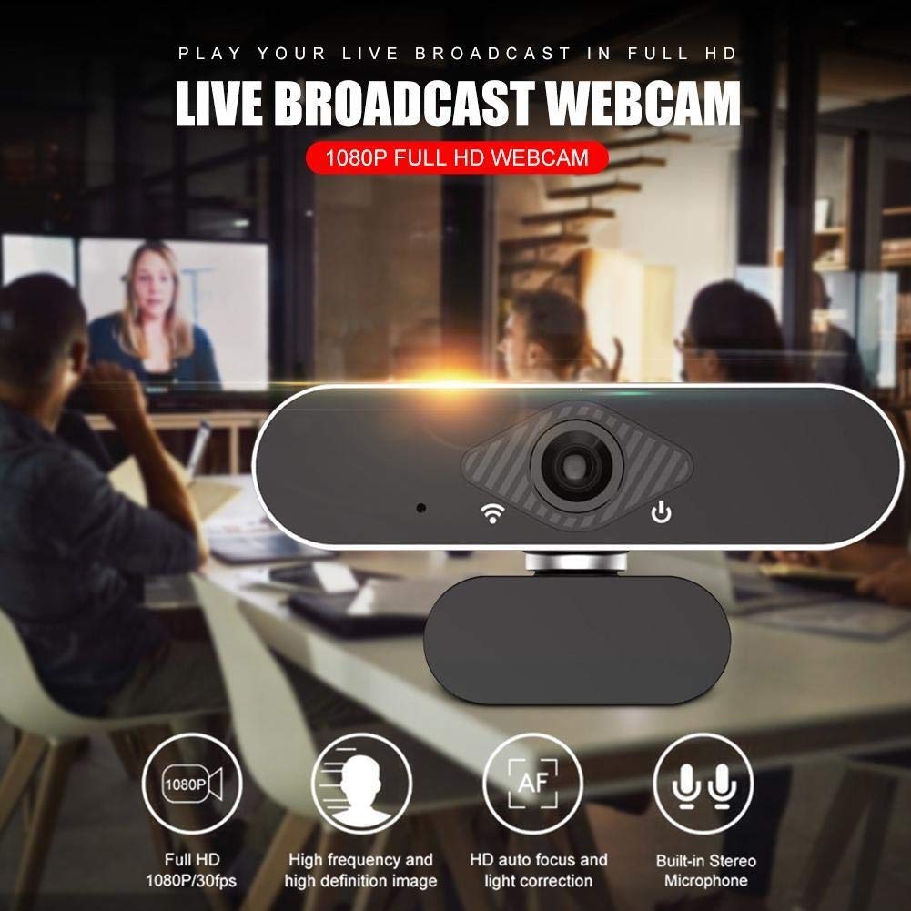 Cámara de computadora Mini cámara Web 1080P Webcam USB cámaras Digitales Full HD de construcción en micrófono for computadora videoconferencia en Vivo transmisión