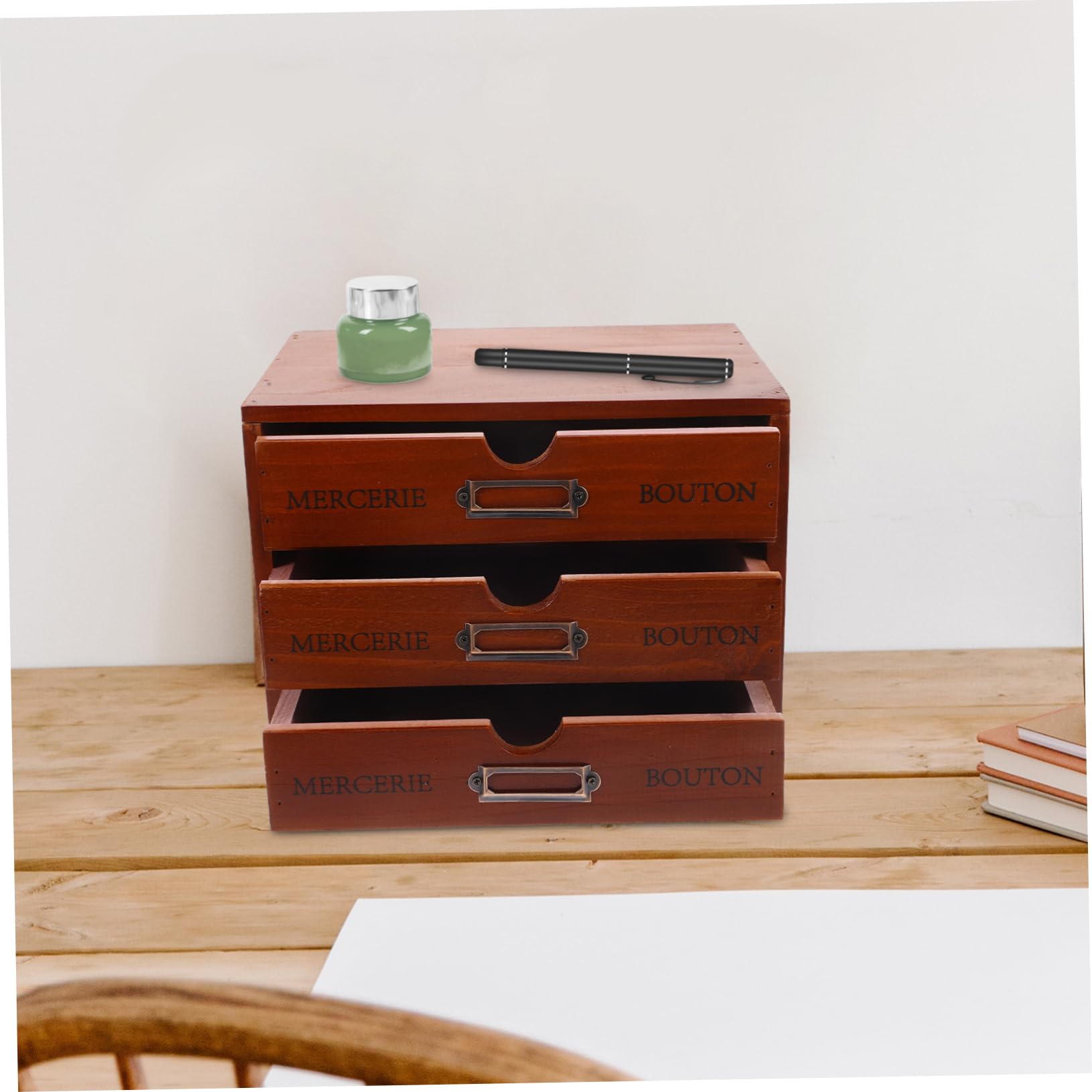 Zerodeko Organiseur de Bureau pour Rangement de Papeterie et Objets Boîte de Rangement à Niveaux pour Bureau