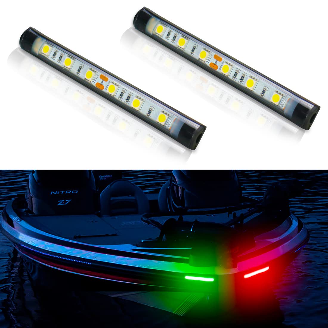 Buy Boaton Boat Navigation Lights, Super Bright Boat Bow Lights Night