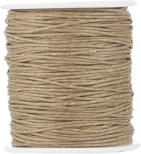 Miniatura 2 de Craftdady - Hilo encerado, Algodón, Burlywood, 1mm