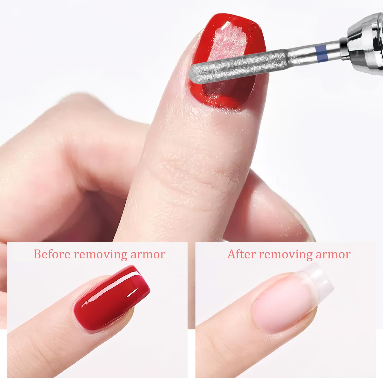 30 Piezas Fresas Pulidoras para Uñas de Acero al Tungsteno, Brocas para Manicura y Pedicura Eléctrica, Fresas para Torno Manicura, Accesorios Profesionales para Torno de Uñas