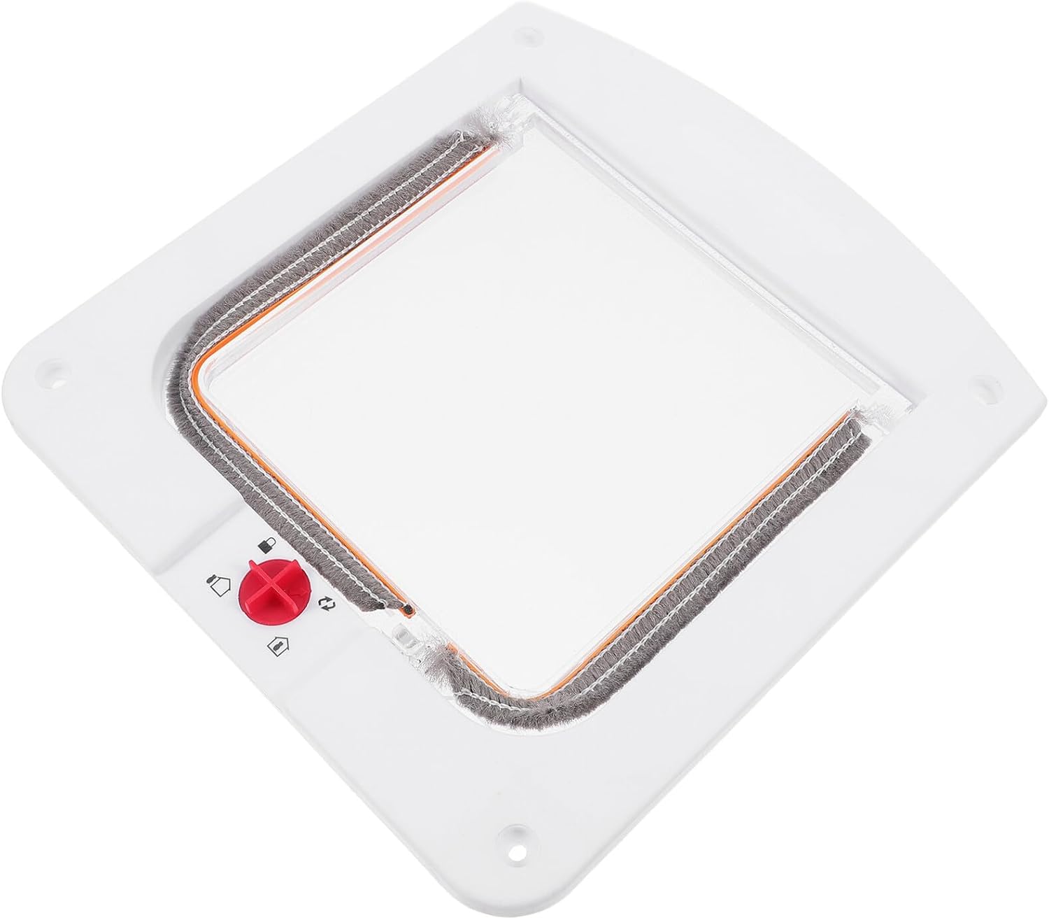 Cabilock Adjustable Locking Pet Door for Interior Doors, Cat and Dog Flap with Two-Way Access, Small Animal Gate for Indoor Use