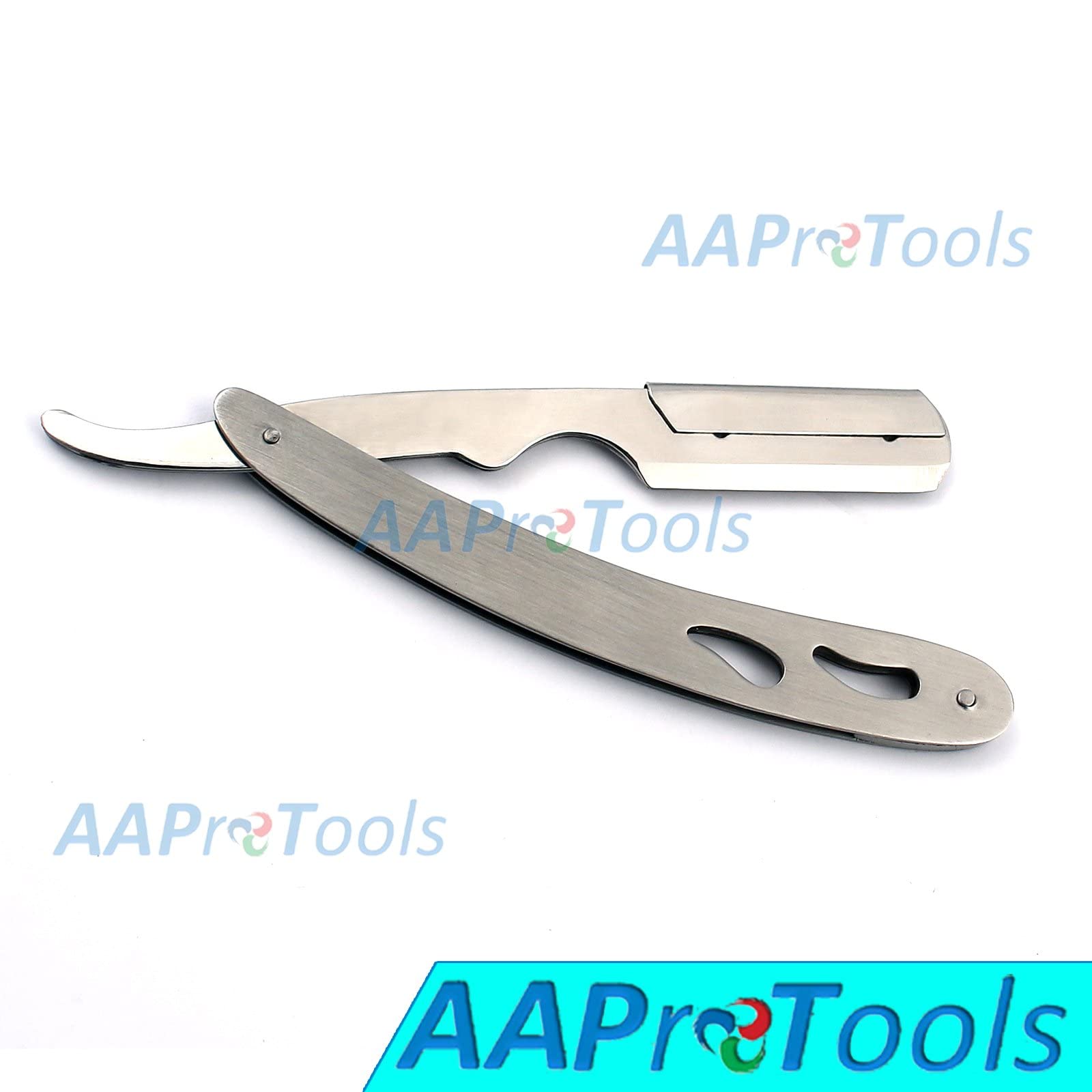 AAPROTOOLS STAINLESS STEEL STRAIGHT BARBER RAZORS FOLDING HAIR REMOVAL SHAVING A+ QUALITY