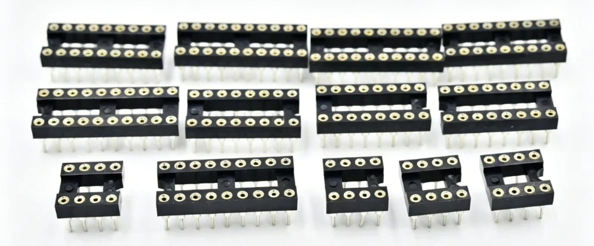 10PCS Runde Loch IC Sockel Stecker Integrierte Schaltung Buchse DIP8 DIP14 DIP16 DIP18 DIP20 DIP28 DIP40 Steckdosen