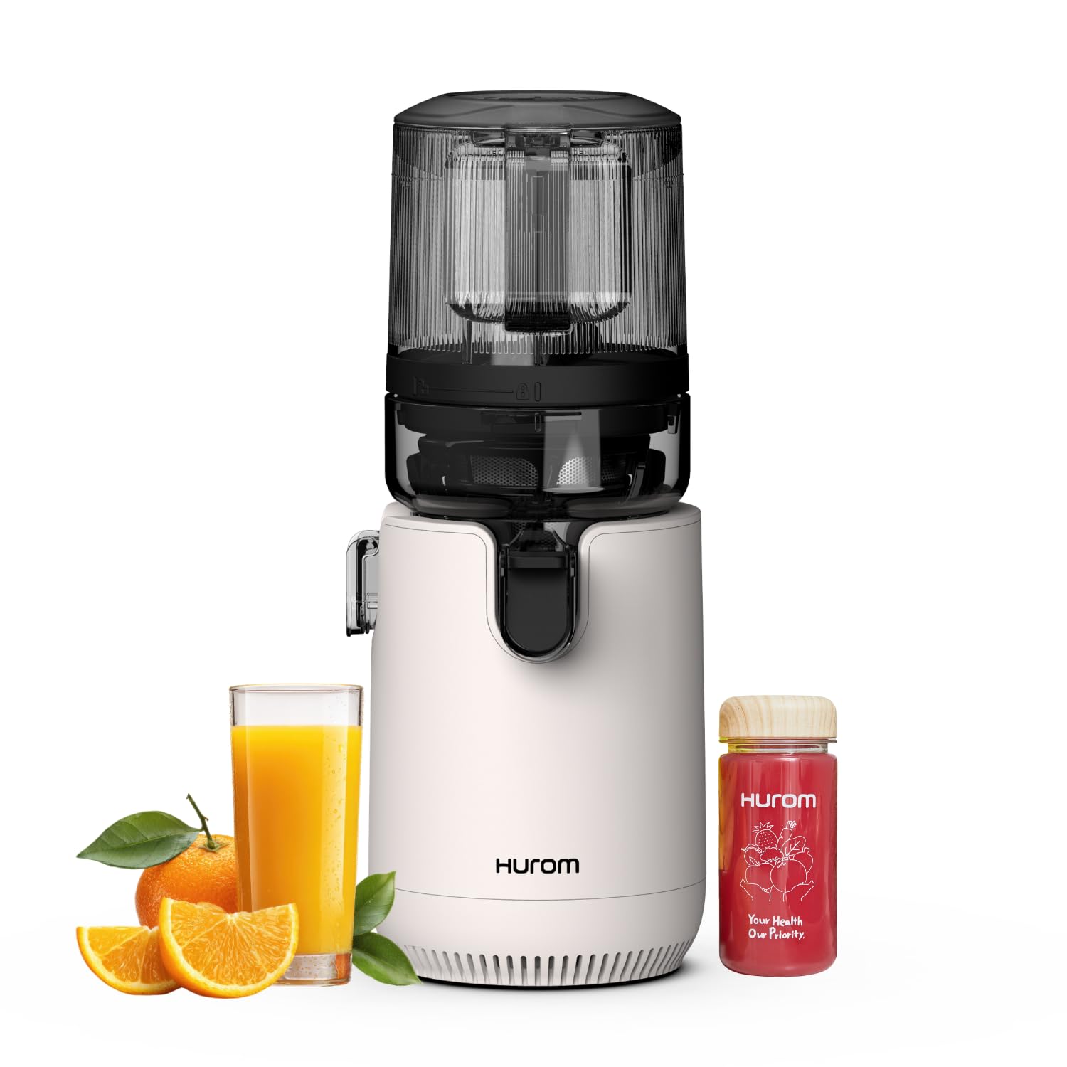 Hurom E50ST Neuer Slow Juicer | Elektrische Kaltpresse | Entsafter für Gemüse & Obst | 1.6L Kapazität | Automatische Entsaftungsfunktion | BPA-frei | 10 Jahre Garantie | 150W
