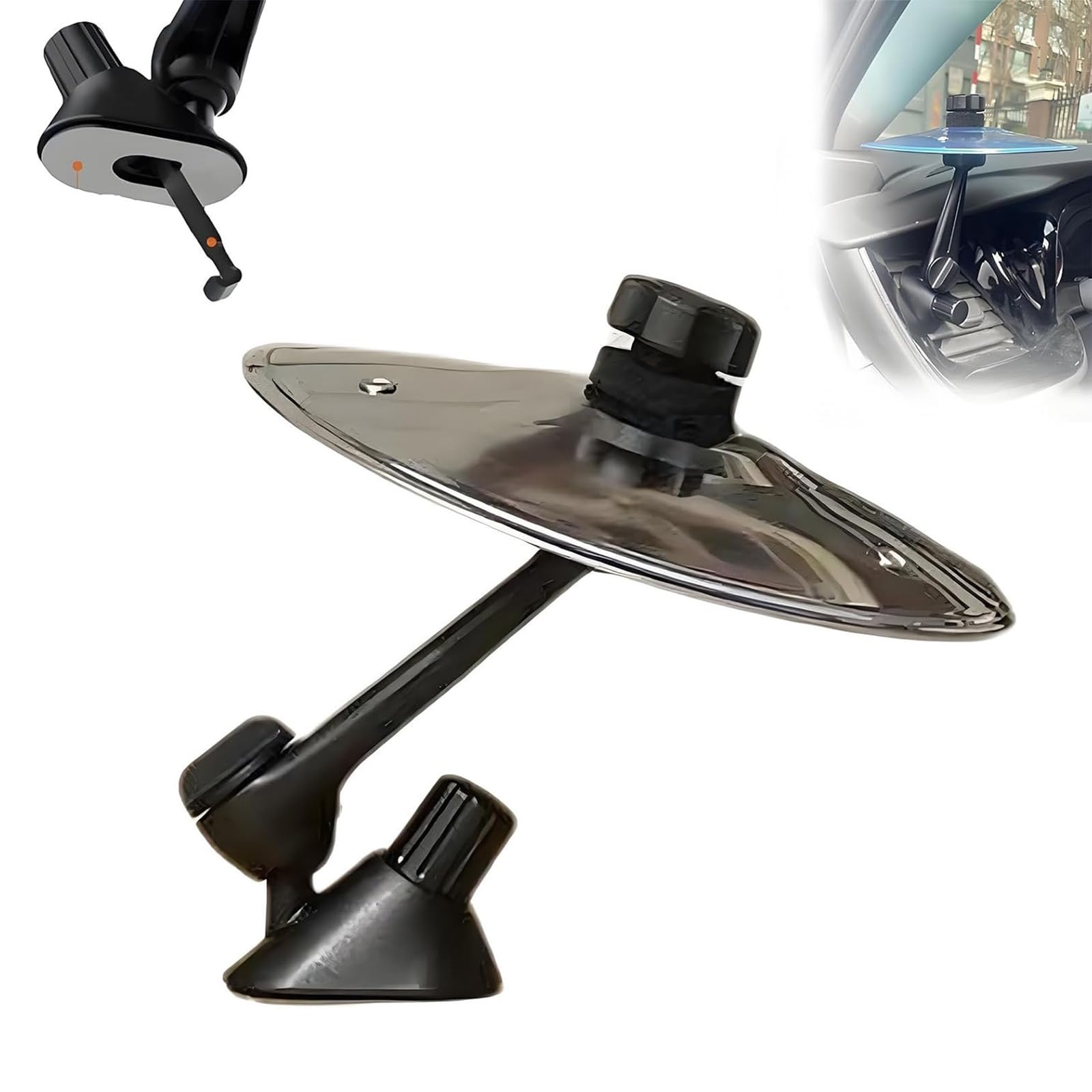 ANIS·KEAAR Car Cymbal Air Vent Fun Music Gadget for Drivers, Drummers Easy Install on Dashboard Vents,Car Crash Cymbal for Road Trips Music Lovers Gifts.