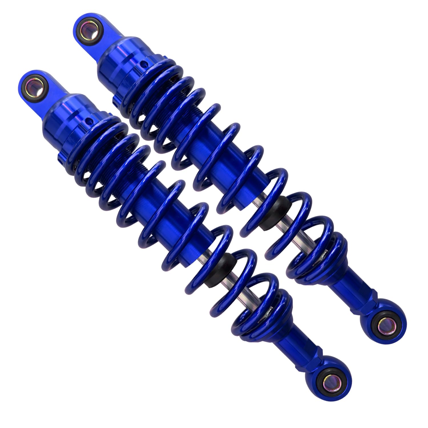 Rxmgf 12.6in 320mm Rear Shock Absorbers Compatible with Motorcycle Pit Dirt Bike Mini Bikes Go Kart Sport Bike (320mm/Blue 3)