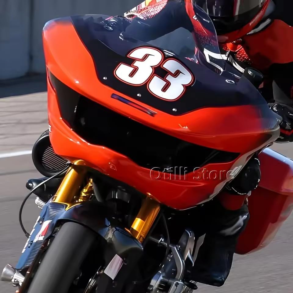 for CVO Road Glide FLTRXSE ST FLTRX 2024 New Headlight Cover Headlamp Protector Guard Fairing Motorcycle Accessories 1 (Purple)