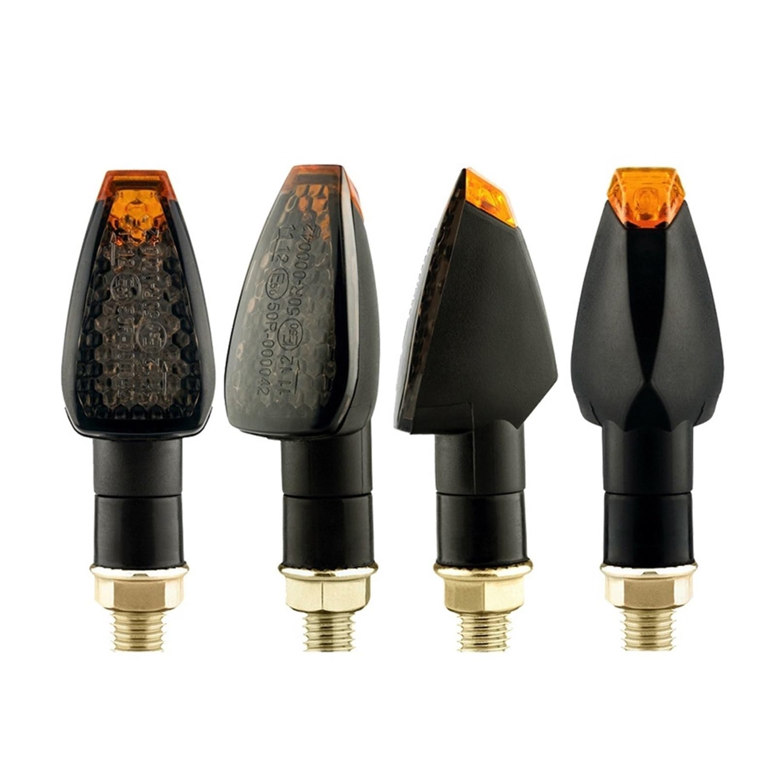 Clignotants pour moto 14led feux indicateurs de direction ambre 4 pcs - 6
