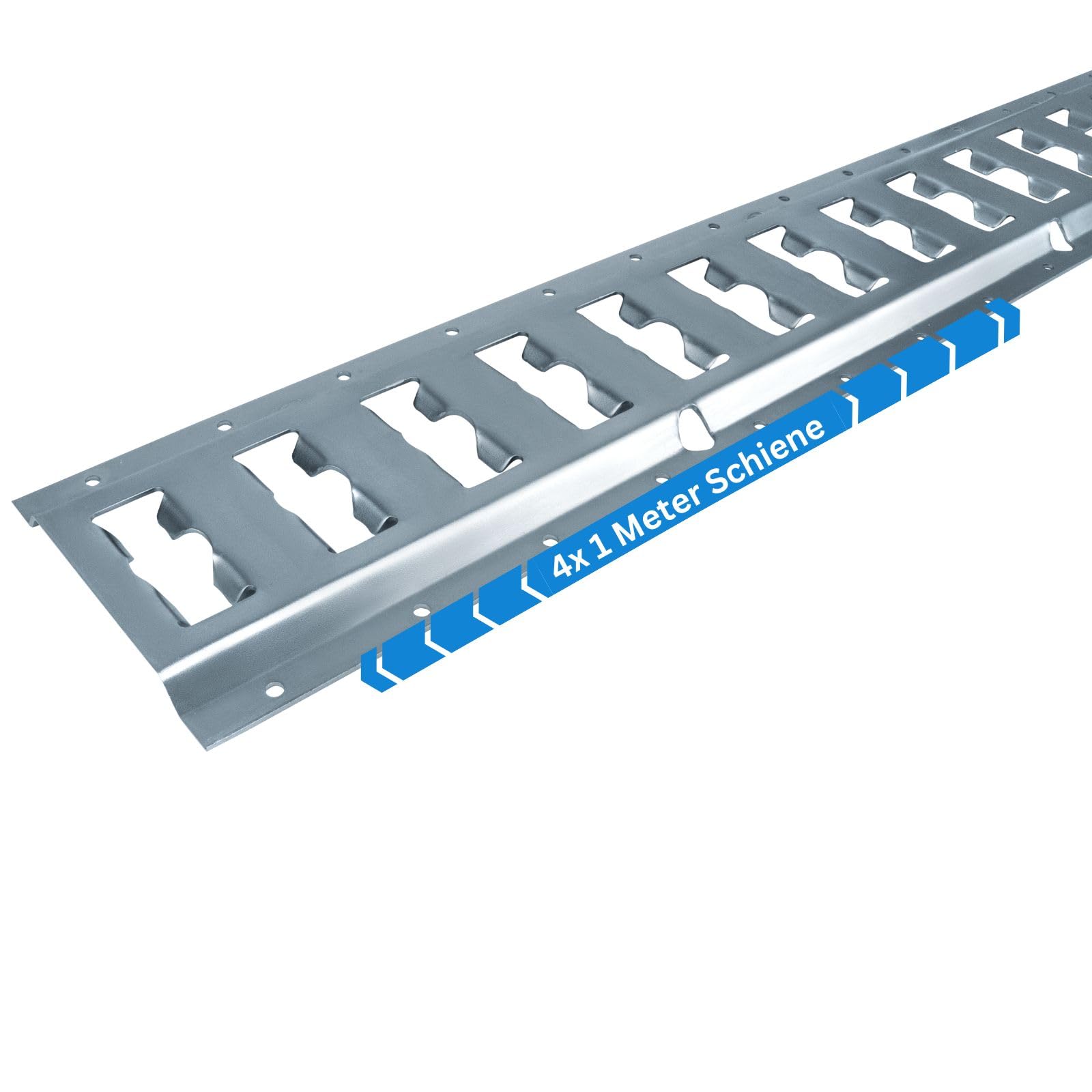 Ankerschiene Kombi Zurrschiene 4X 1 Meter (1016mm) mit Schlitz LKW, Anhänger, PKW