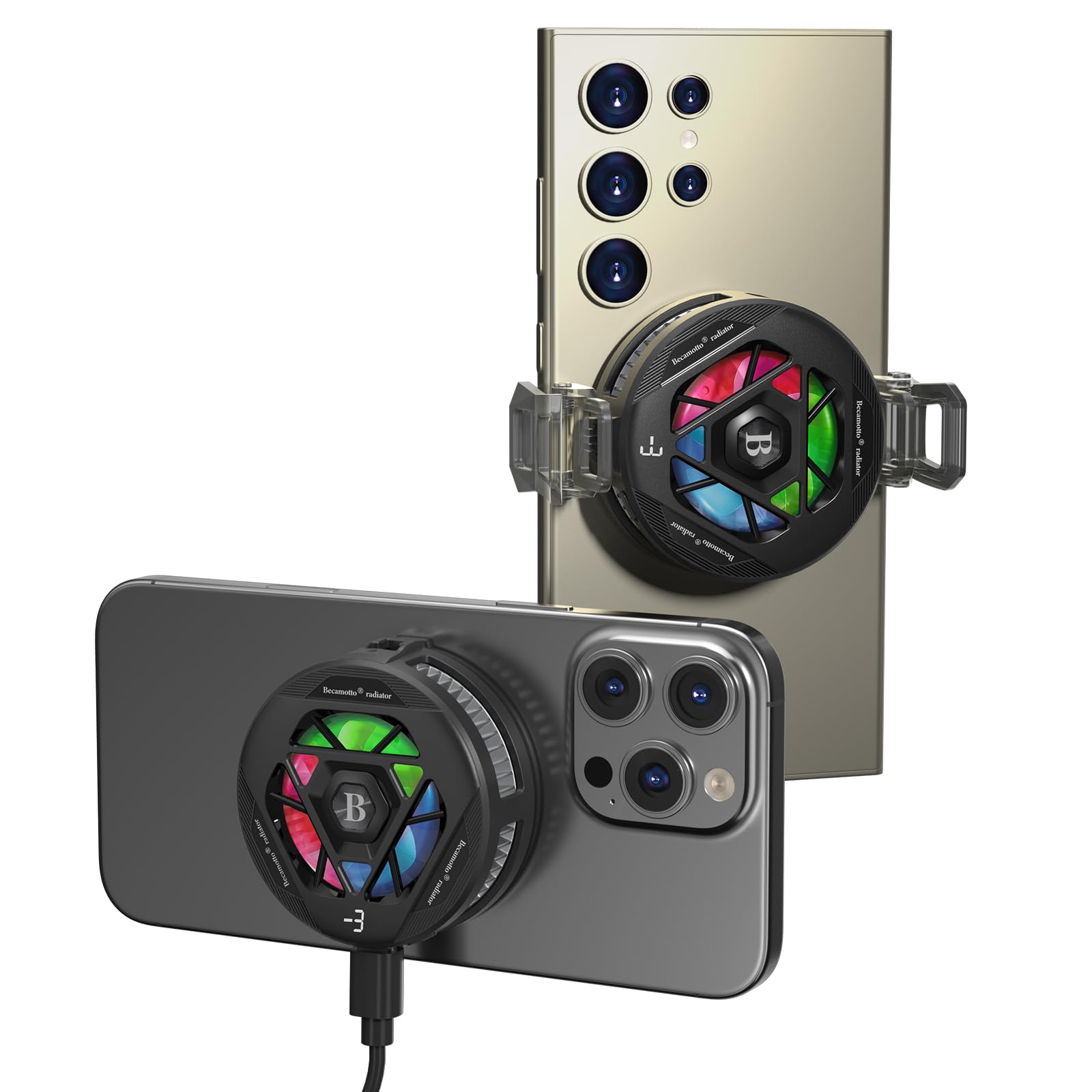 Amazon.co.jp: スマホ 冷却ファン【2025最強-10℃氷結型 証類全備】3秒