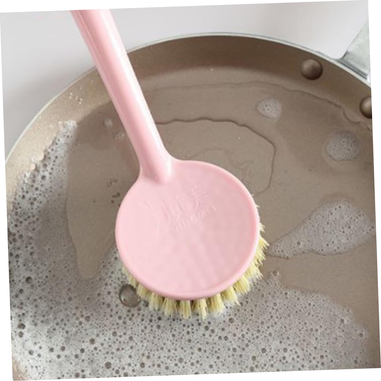 INOOMP Etichette Natalizie 6 Pz Spazzole Per Lavare Spazzole a Manico Lungo Pennello Da Cucina Sfera Di Pulizia Pulito Lavapiatti
