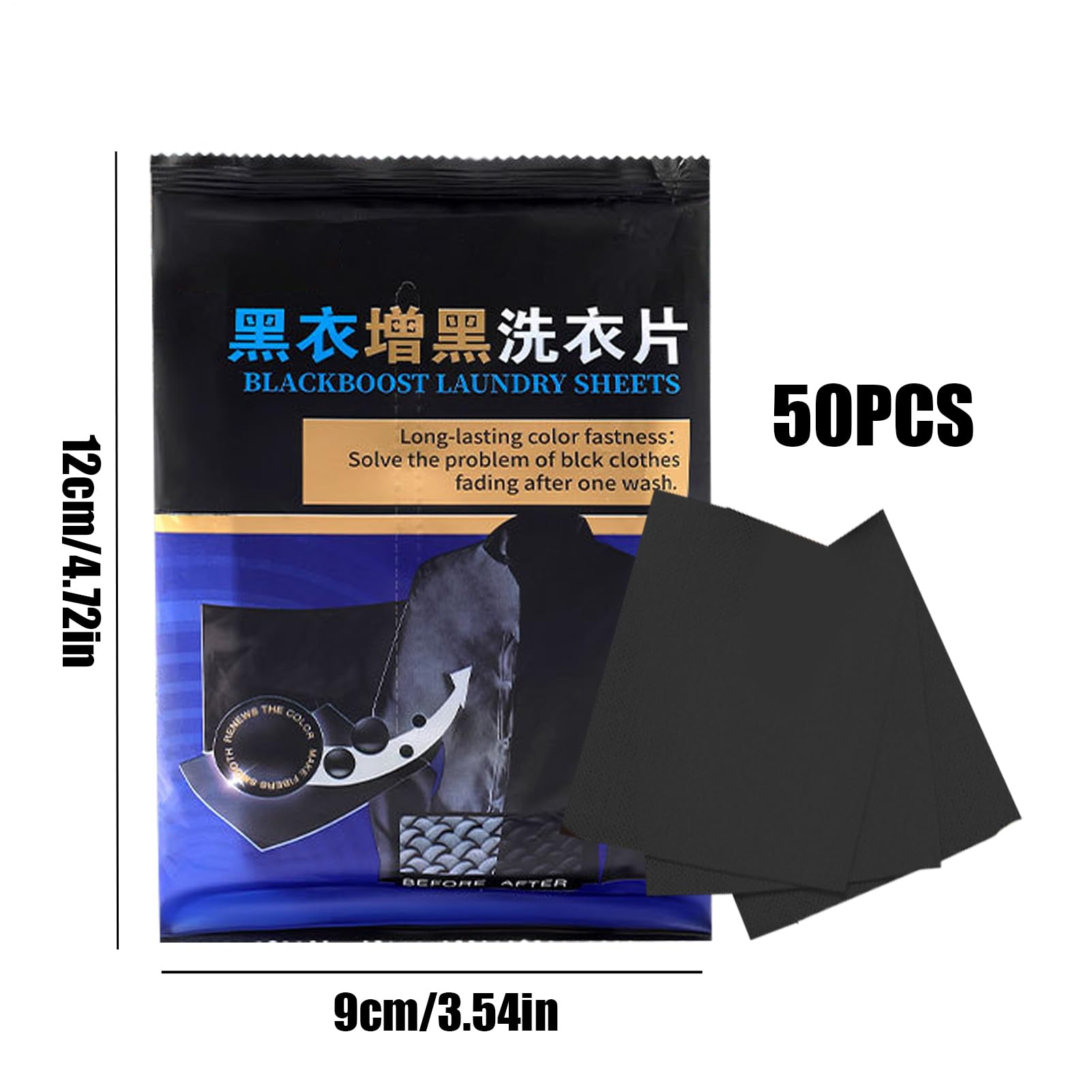 Feuilles Pour Foncer La Teinture Noire Pour Vêtements, Fixateur De Couleur Et Raviveur, Feuilles De Teinture Pour Le Linge, Fixateur De Couleur Et Noircissement, Pour Textiles Synthétiques