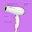 Conair Double Ceramic Hair Dryer, 1875W Blow Dryer with Diffuser and Concentrator, Ionic Conditioning, 3 Heat & 2 Speed Settings, Amazon Exclusive, White