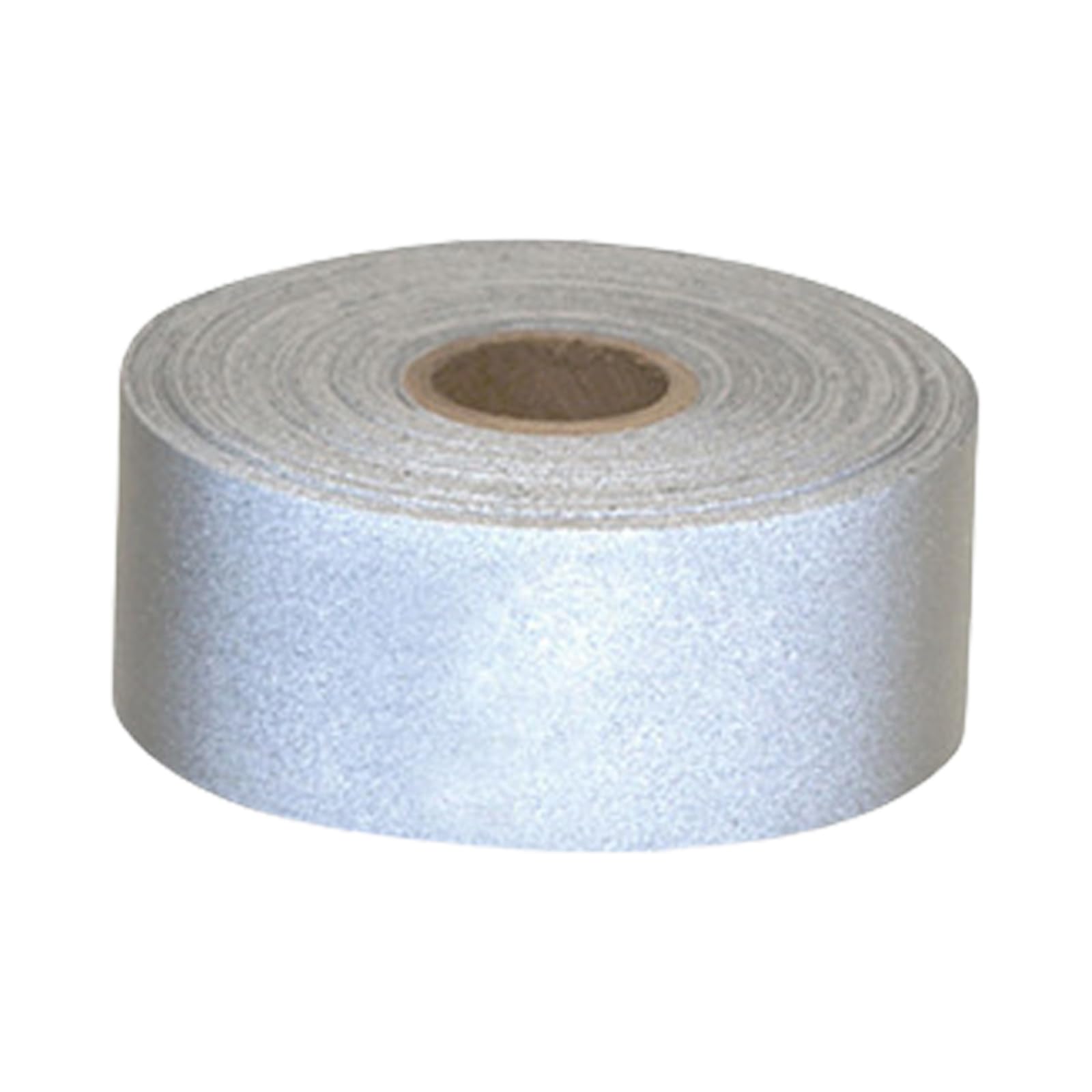 NEWFT 10 Meter Silver Gray Reflective Materials Sturdy Sewing Craft Supplies Enhancement Polyester Reflective Fabric