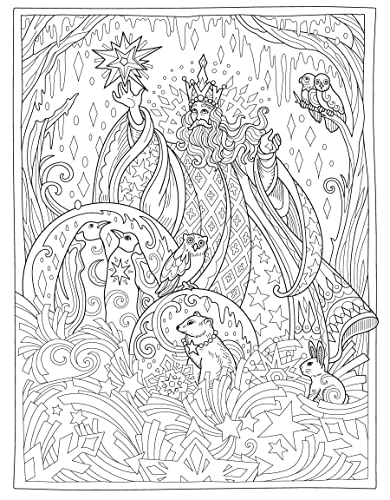 Creative Haven Enchanted Coloring Book (Adult Coloring Books: Fantasy) - Image 9