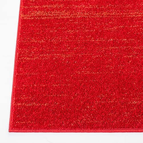 Safavieh Modern Ombre Indoor Woven Rectangle Area Rug, Adirondack Collection, ADR113, in Red/Grey - Image 4
