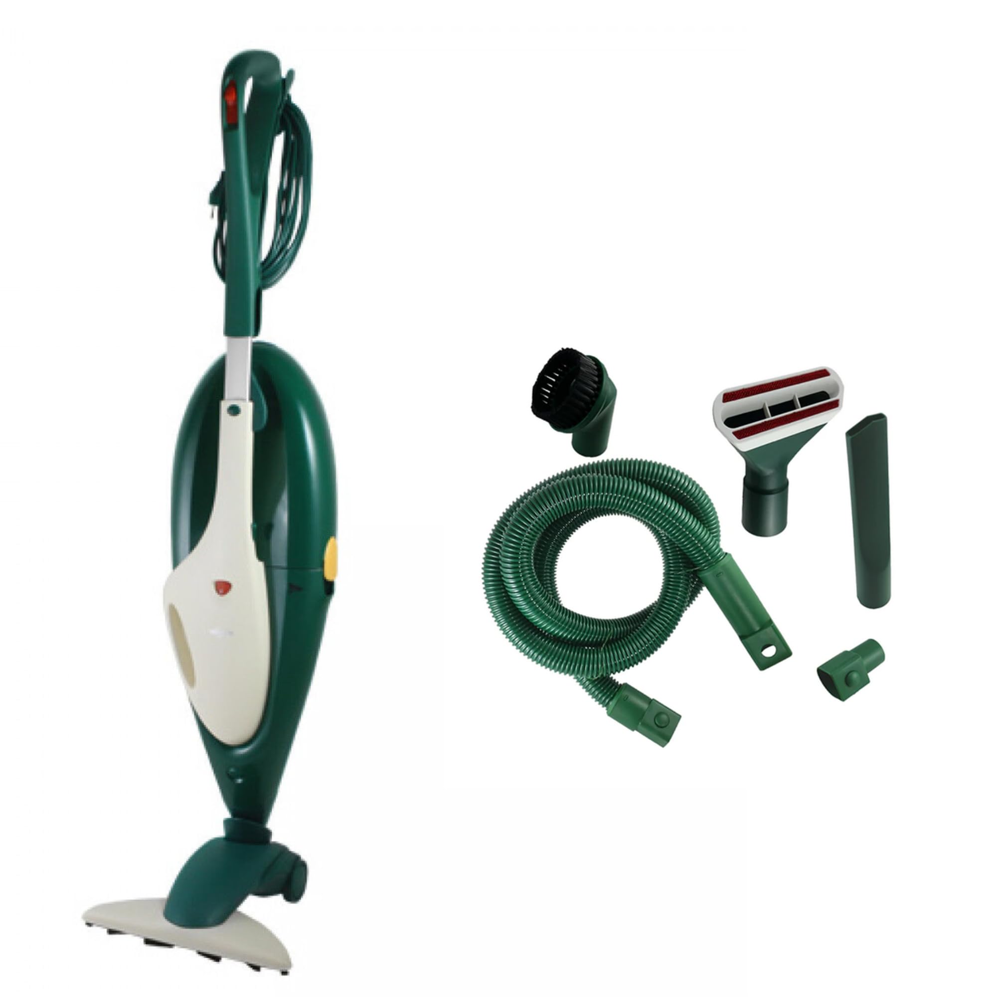Folletto VK135 con Kit Tubo Accessori | Aspirapolvere con Tubo Flessibile e Bocchette Multiuso | Ideale per Divani, Angoli, Mobili e Interni Auto (Ricondizionato)