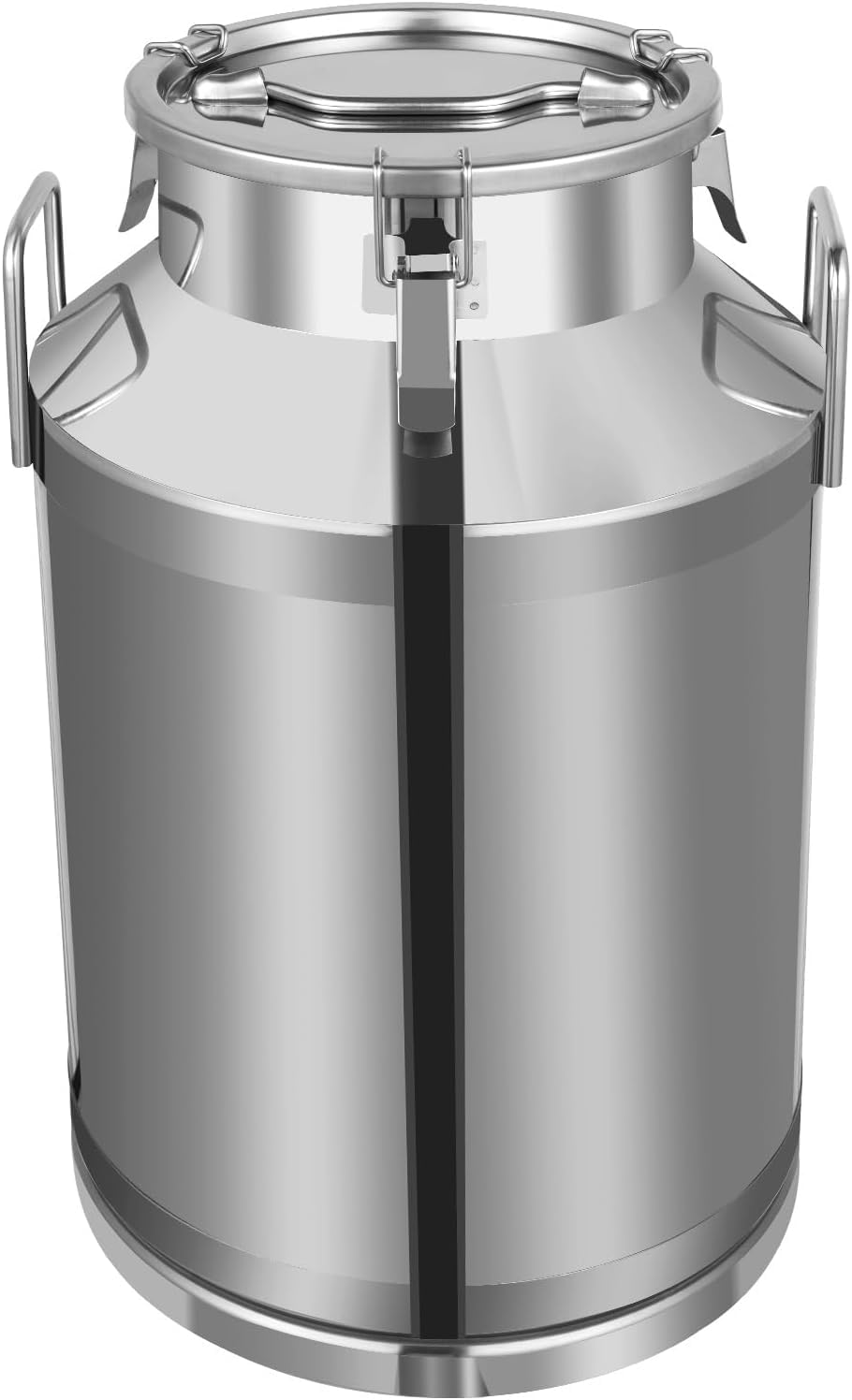 Cubo de leche de acero inoxidable 304 de 60L con grifo y tapa hermética para líquidos