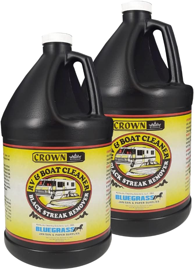 Crown RV and Boat Cleaner | 128 fl. oz. / 1 Gallon Bottles | 15 Second Cleaner