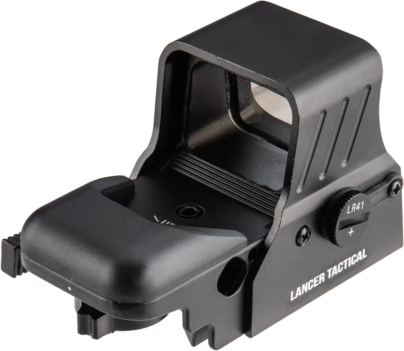 Lancer Tactical 1x22x33 Red Dot Sight 4 Reticles Reflex Sight with Quick Detach Mount for 20mm Picatinny Rail