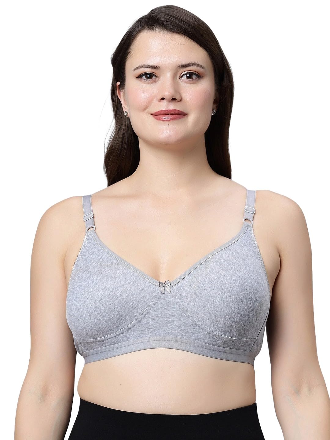 kavya Eden Women Pack of 1 Plus Size Full Coverage Non Wired Non Padded Cotton T-Shirt Bra-picture-38