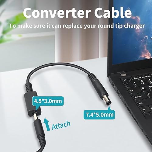 Miniatura 2 de Cargador de portátil de 65 W y 45 W para Dell Inspiron 11-3000 15-3000 17-3000 15-5000 17-5000 13-7000 15-7000 17-7000 XPS 13 Series 5559 5558 577