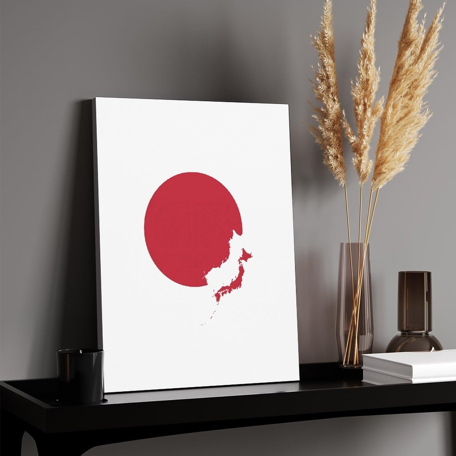 Amazon.co.jp: 日本 国旗 日の丸 旗 キャンバス絵画 アート