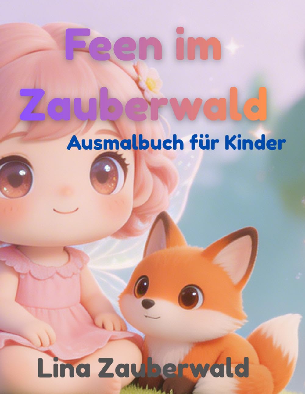 Feen im Zauberwald: Magisches Ausmalbuch für Kinder ab 4 Jahren – Süße Feen, Blumen und Zaubermotive