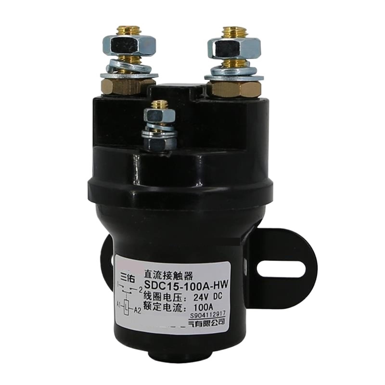 KNIUWMBMH 1PC DC Contactor SDC15-100A Starter Power Relay 12V 24V 36V 48V 60V 72V 120V(Coli voltage 48VDC)