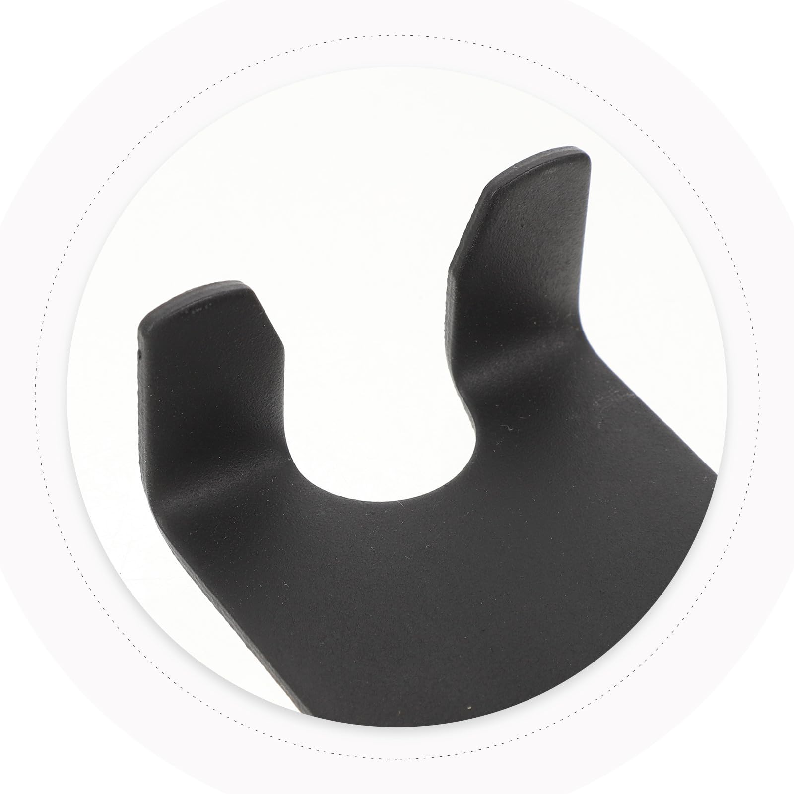 iplusmile Supporto Muro Bici Nero in Ferro e Abs per Pedale Gancio Resistente e Salvaspazio Facile da Usare per Riporre Bici in Soggiorno