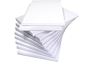 NextDayLabels 10 Notepads: 4x6 Scratch Pad Paper, 50 Sheets/Pad