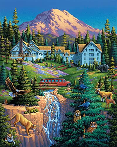 Rompecabezas Dowdle, Parque Nacional Mount Rainier, 500 piezas miniatura 2
