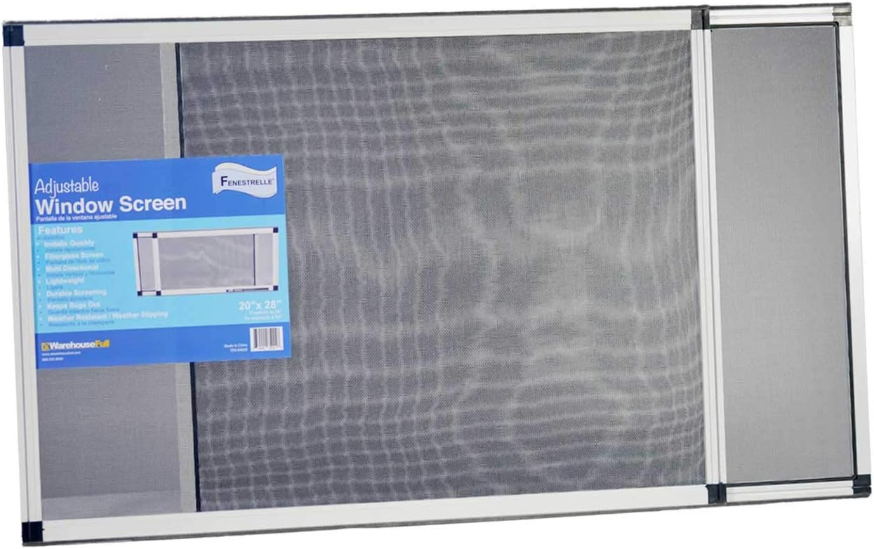 Hottest Sale Fenestrelle Expandable Window Screen - Horizontal (20 H x 28 - 54 W), 4 Pack of Large Adjustable Window Screens, Perfect Replacement Screen for Window, Window Net Screen and Window Screen Mesh Hot Deals Fenestrelle Expandable Window Screen - Horizontal (20 H x 28 - 54 W), 4 Pack of Large Adjustable Window Screens, Perfect Replacement Screen for Window, Window Net Screen and Window Screen Mesh