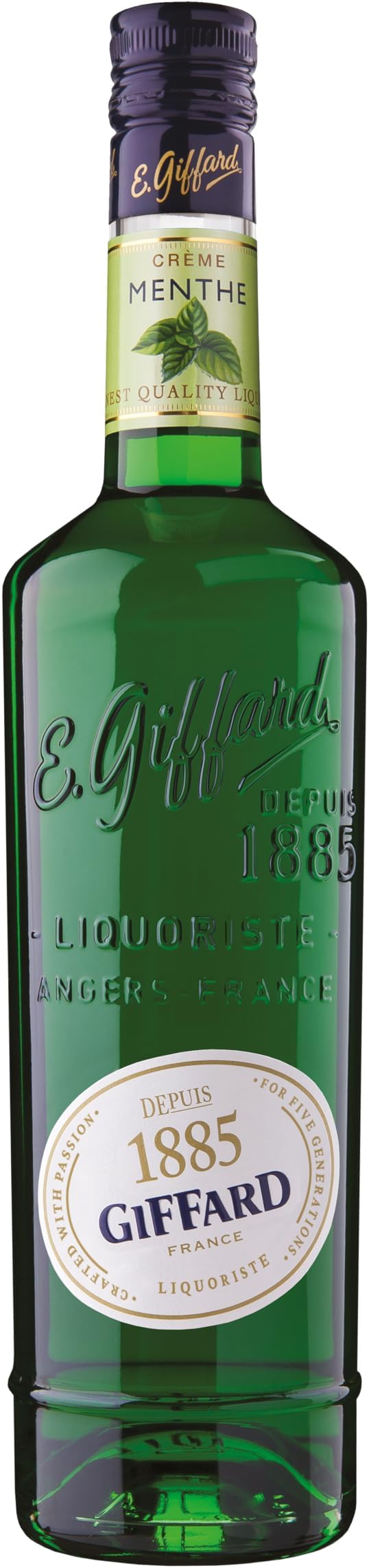 Creme De Menthe Green Liqueur, 70 cl