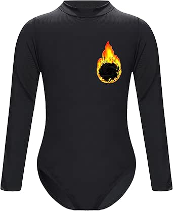 Amazon: Lorilida Kids Girls Long Sleeves Gymnastics Leotards Nude