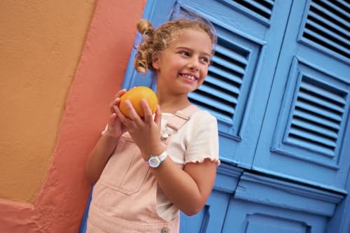 Flik Flak Girl Kids Watch Biosourced Quartz Waterproof Liquid Rainbow4