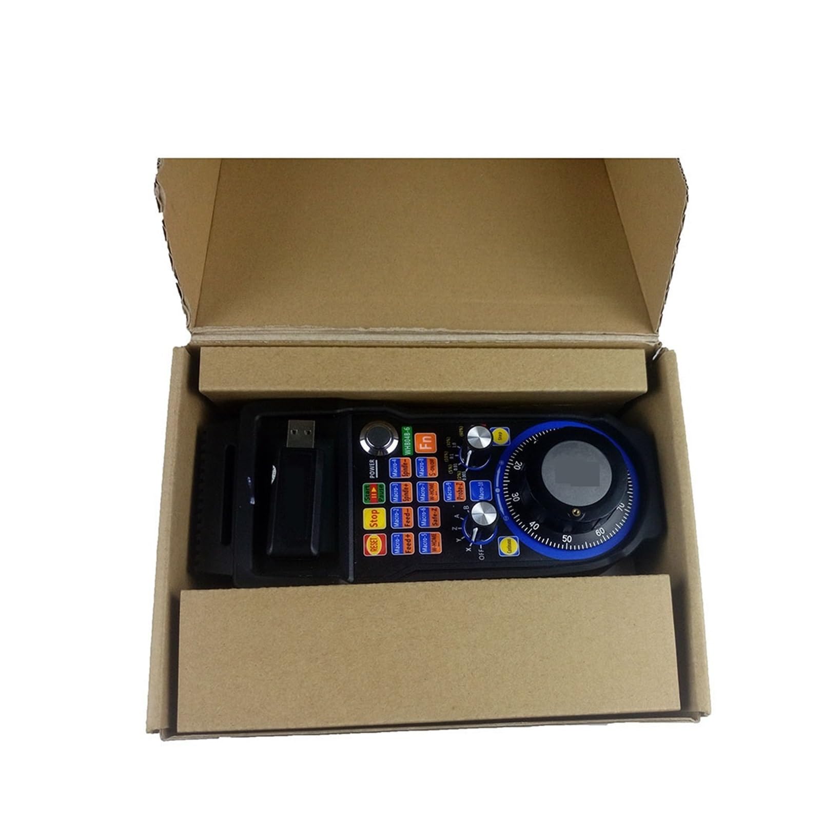 Kit CNC Controlador XHC MKX-V 3 4 6 Ejes Tarjeta de Control de Movimiento USB Volante Colgante MPG inalámbrico WHB04B(6AXIS)