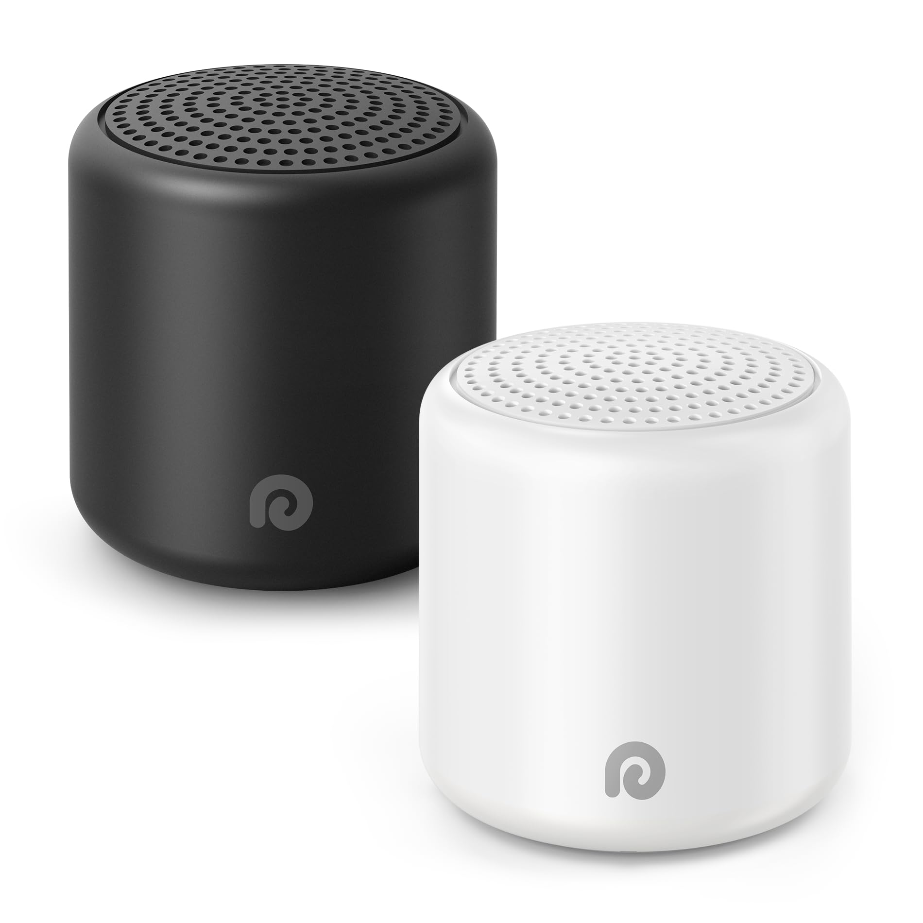 Dreamegg Sound Machine - Portable Sound Machine for Baby%Adults, 16 Soothing Sounds, Timer, Travel Mini White Noise Sound Machine for On-The-go Home Baby Shower Registry Gift, 2 Pack, White&Black Double White&Black