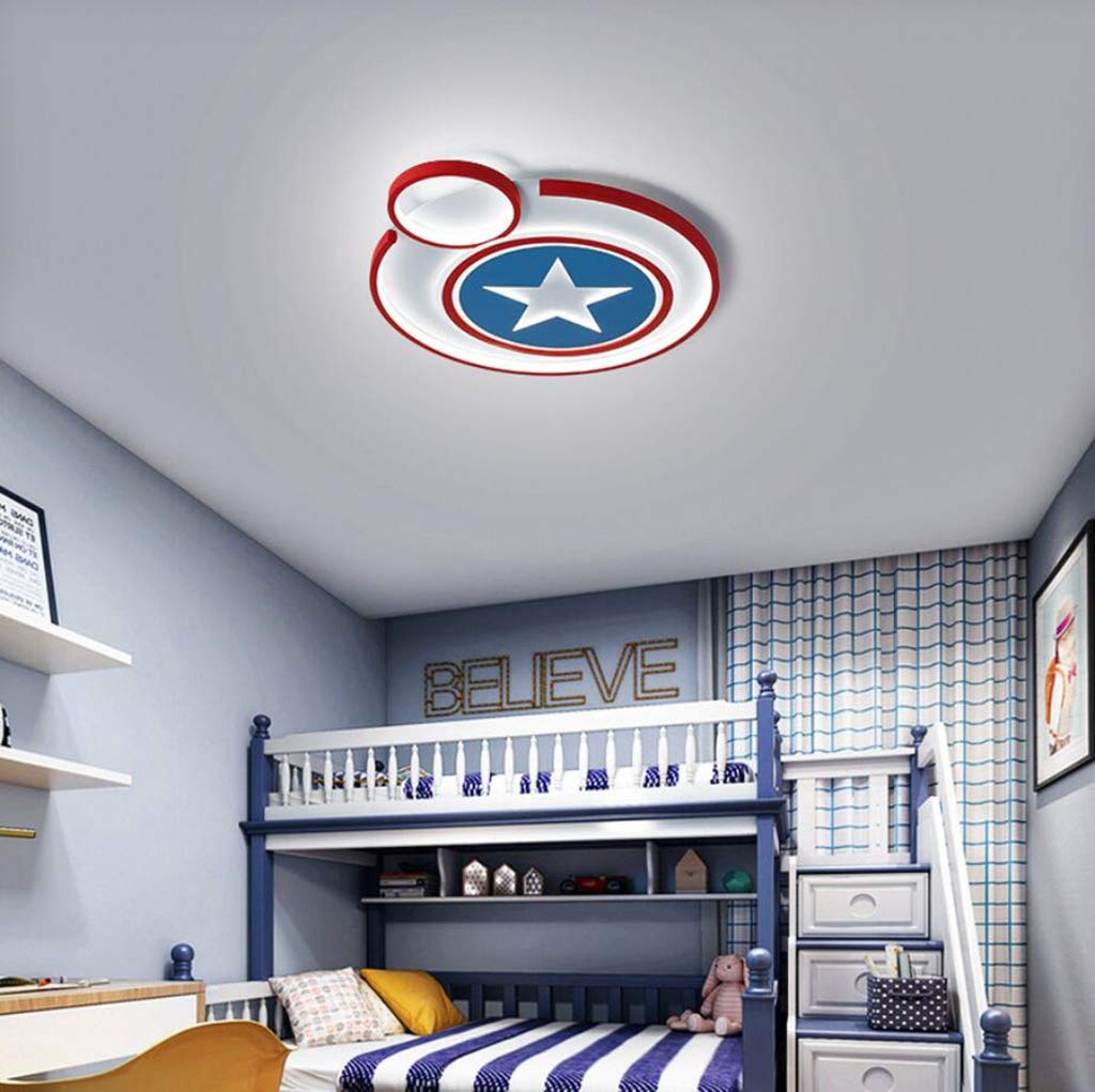 Plafoniera led Dimmerabile con telecomando, Lampada da Soffitto per Bambino Ragazza Cameretta Soggiorno Cucina Bagno, Moderno Amore Cuore Design Lampadario Paralume in Acrilico L52*W35cm (Bianca
