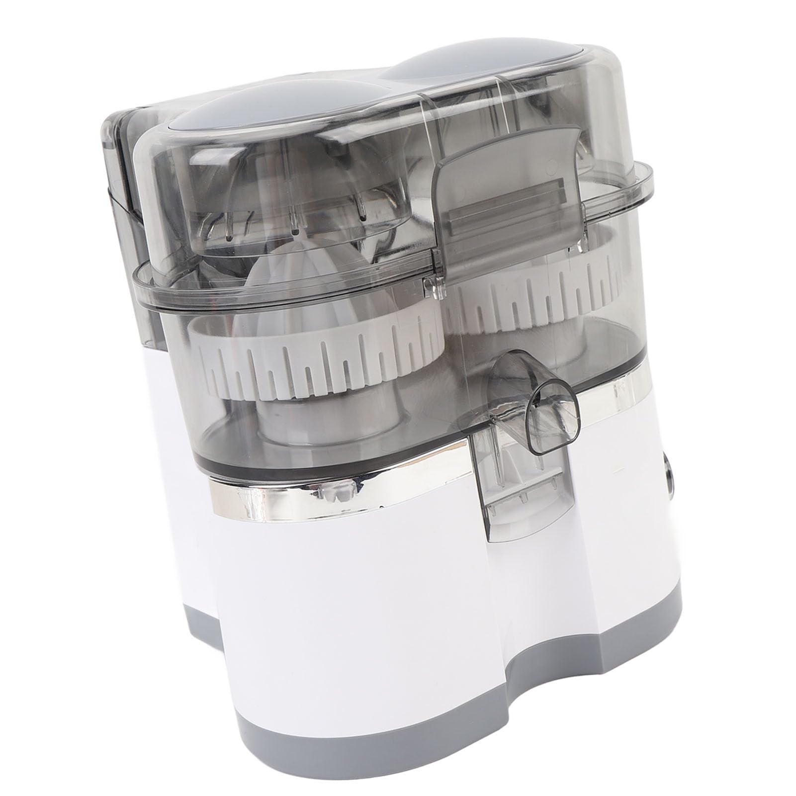 Denash Dual Head Electric Electric Citric Juicer Compact Juice -Extractor Máquina para Limones de Naranja Kiwi Grapefruit, Exprimidor Portátil para Estilo de Vida Rápido (WHITE)