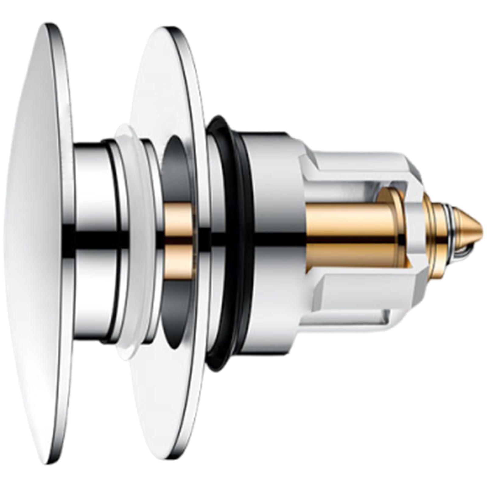 Anticlogging Drain Filter Sink Plug Wash Basins Drains Stoppers Push Type Bounce Cores Strainer Enduring Basins Filter Net Bathtubs Stoppers Drain Baths Cover